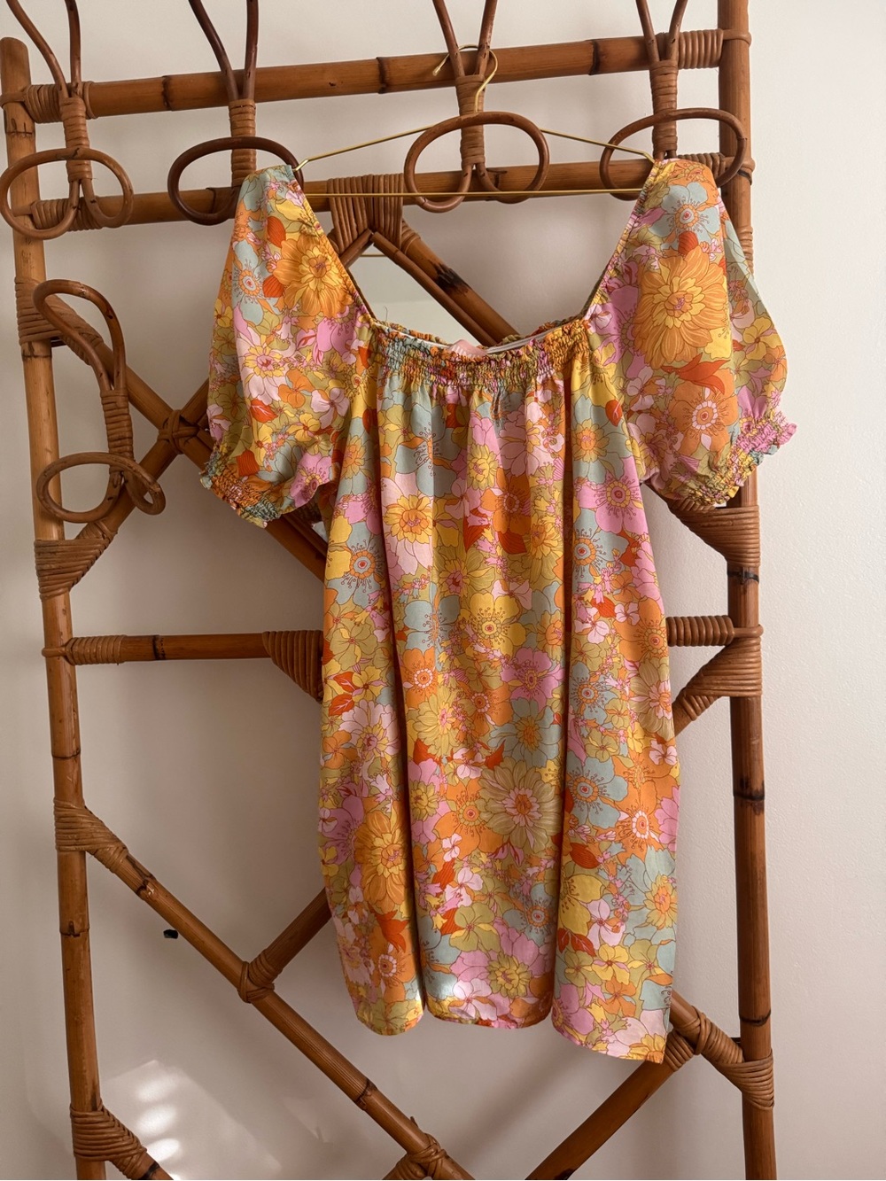 Show Me Your MuMu Annalynne Floral Off-Shoulder Mini Dress - Picture 4 of 6